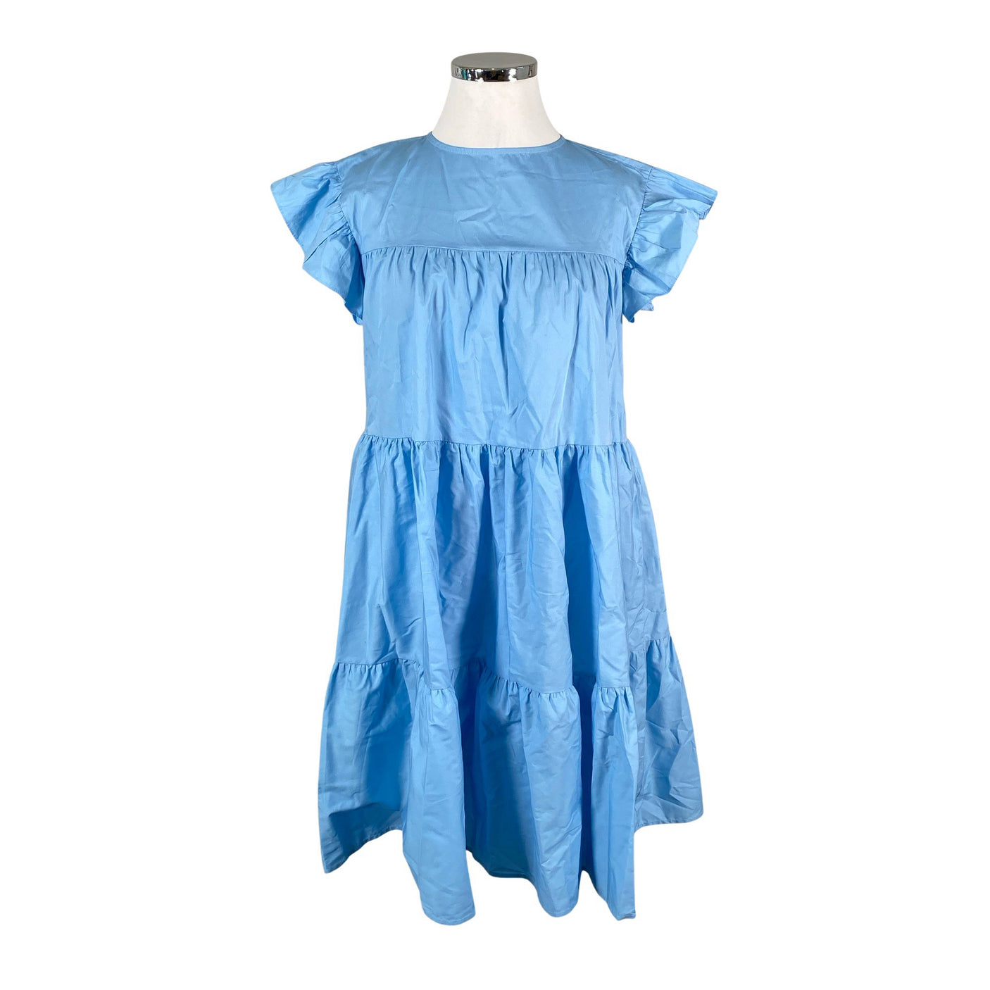 Naisten Marielle Stokkelaar - Kangasmekko, koko 44 - Vaaleansininen (1)