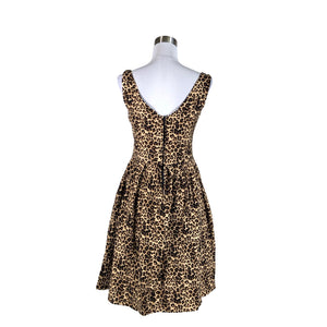 Naisten Lindy Bop - Trikoomekko, koko 38 - Beige (2)