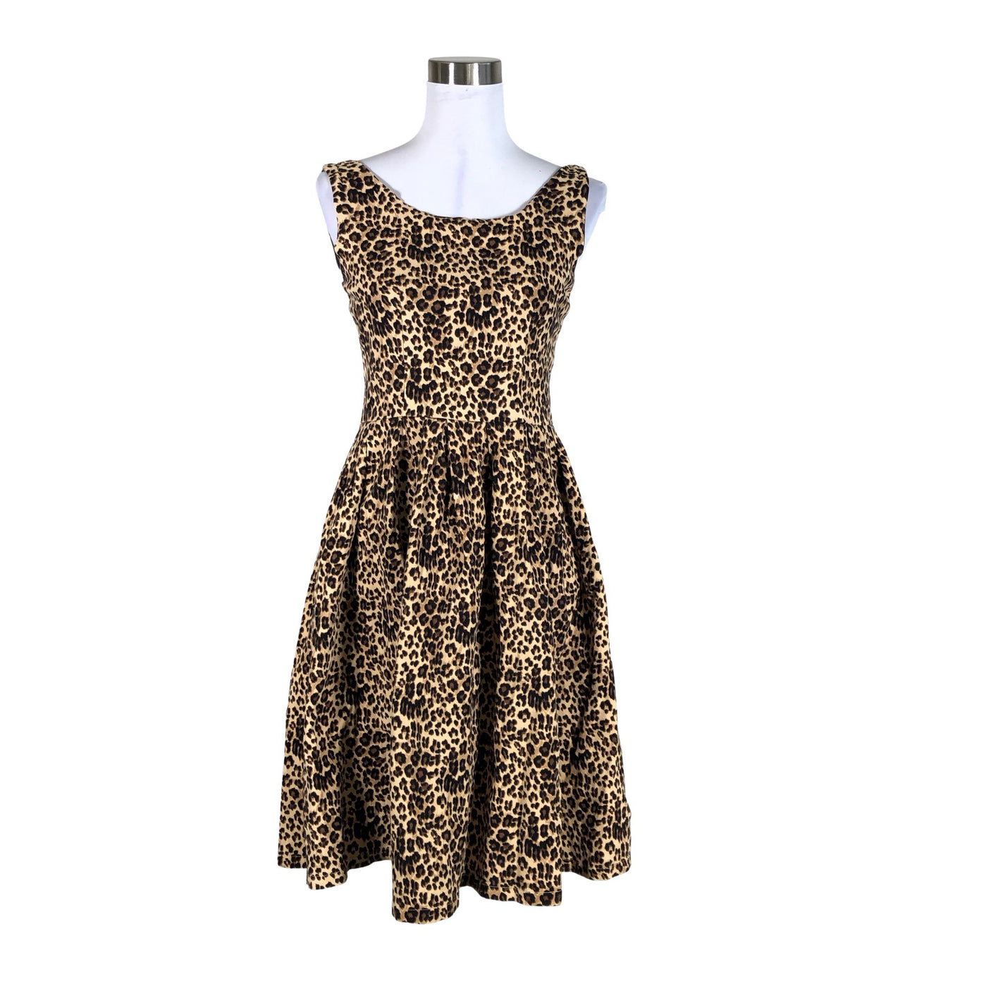 Naisten Lindy Bop - Trikoomekko, koko 38 - Beige (1)