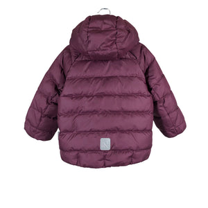 Unisex Reima - Untuvatakki, koko 104 - 110 - Viininpunainen (2)