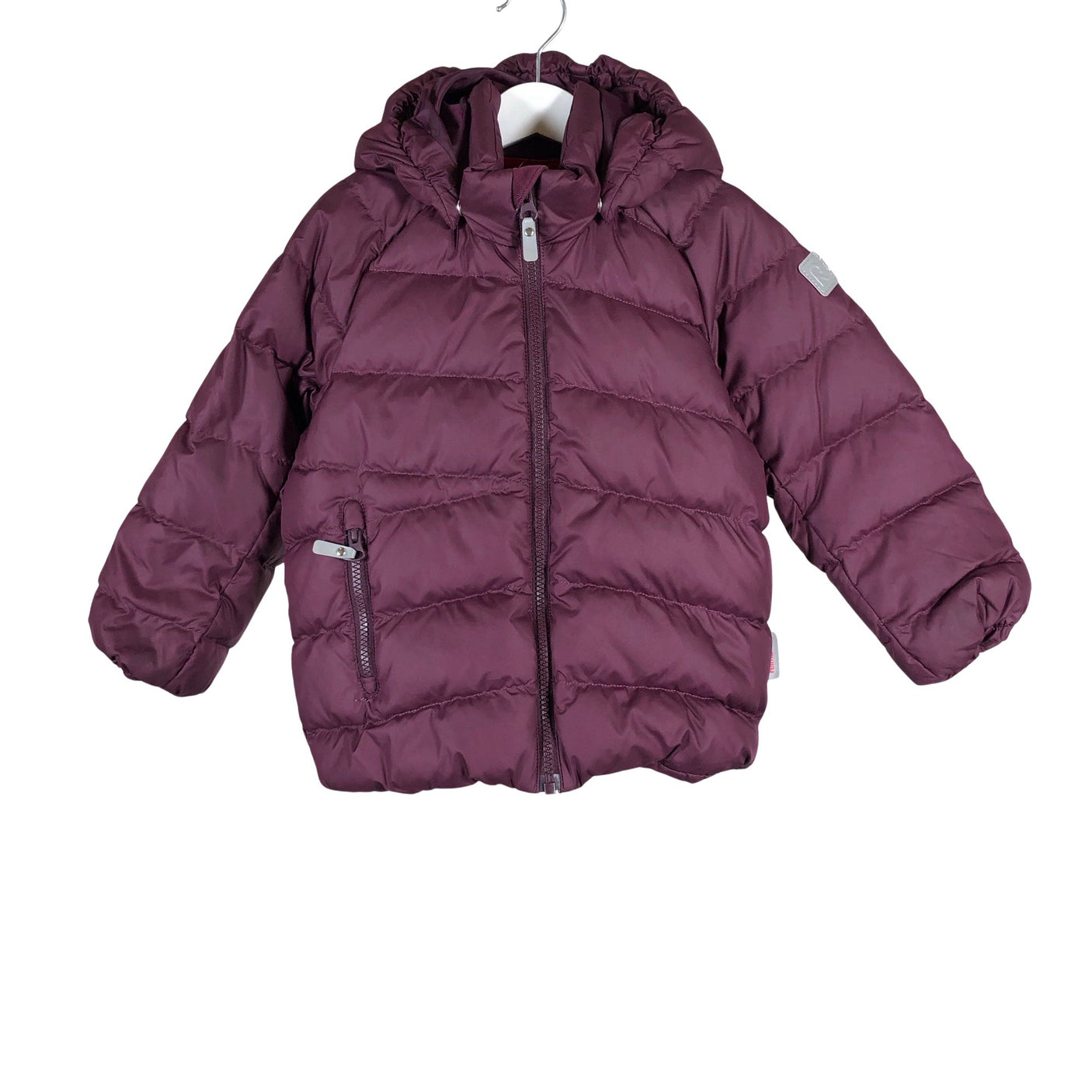 Unisex Reima - Untuvatakki, koko 104 - 110 - Viininpunainen (1)