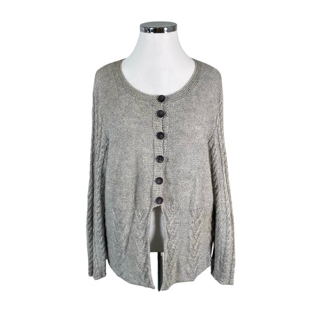 Naisten Handmade - Neuletakki, koko 44 - Harmaa ()