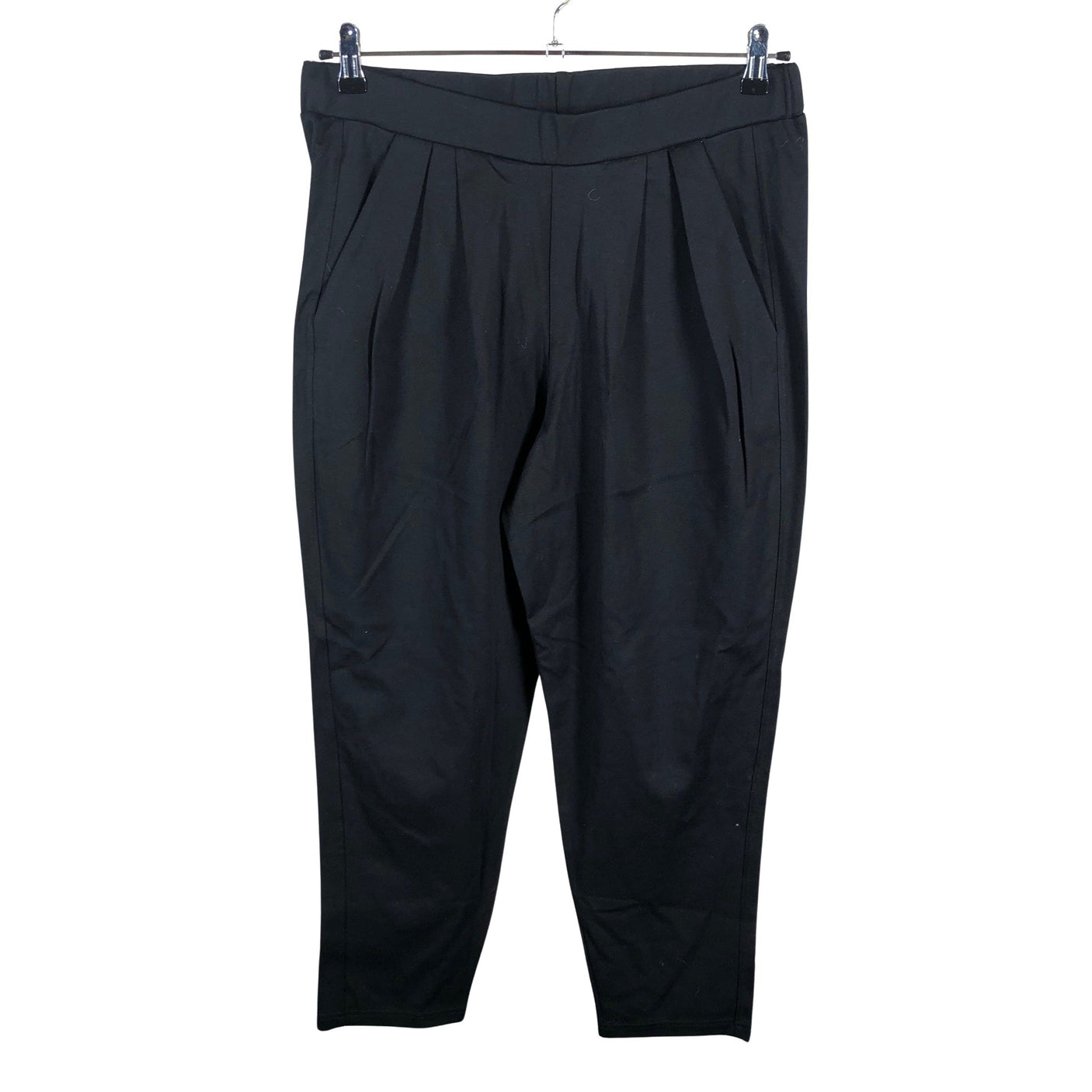 Naisten Puuvillatehdas - Trikoohousut, koko 46 - Musta (1)