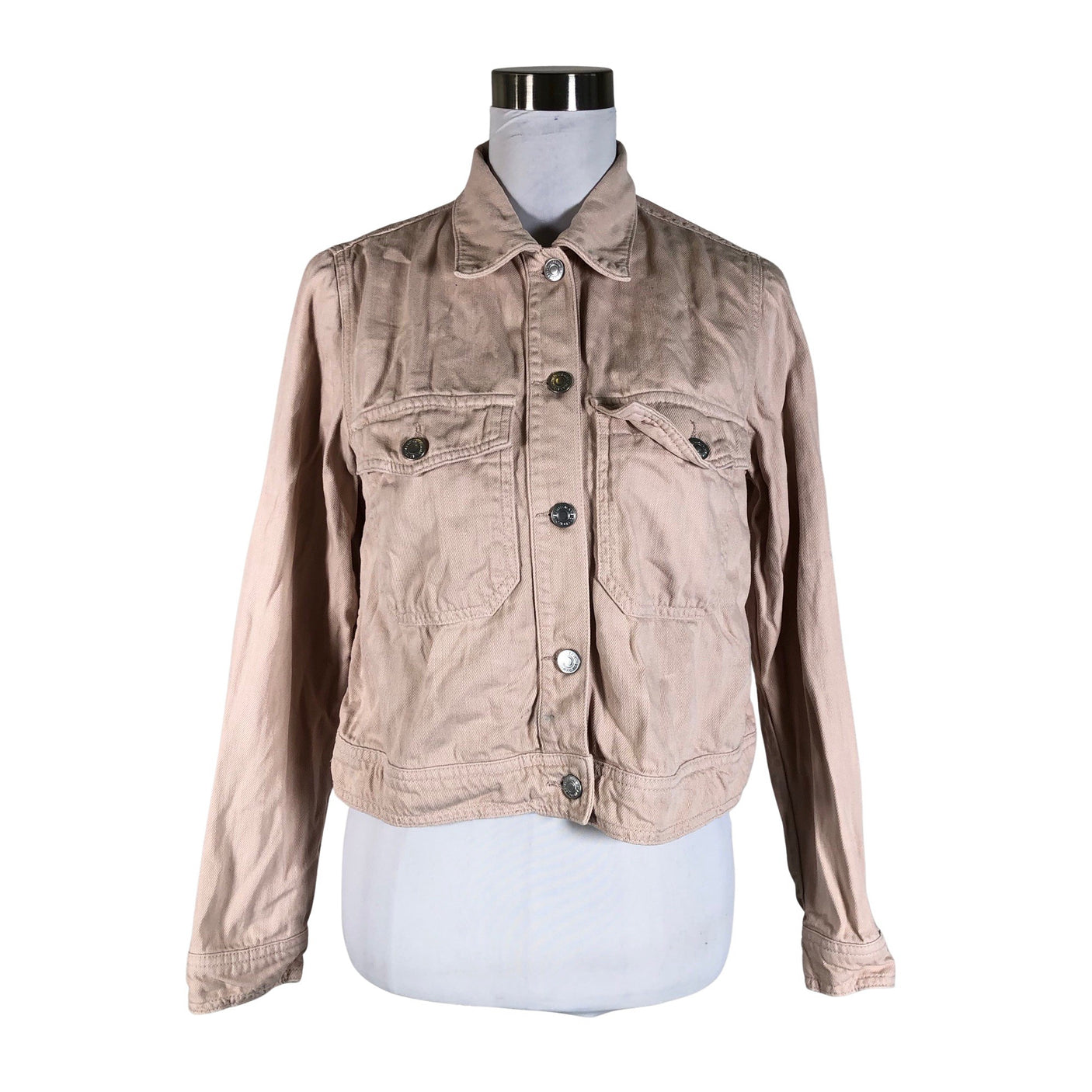 Naisten Selected - Farkkutakki, koko 38 - Beige (1)