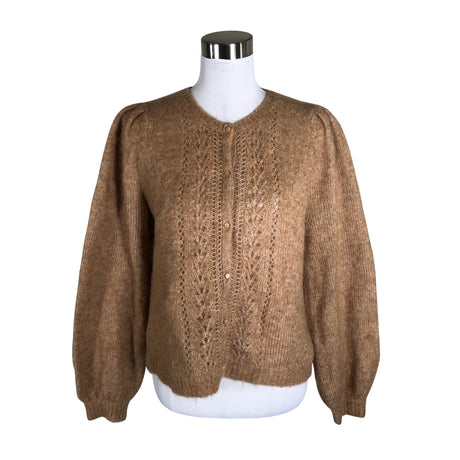 Naisten La Maille Sezane - Neuletakki, koko 40 - Beige ()