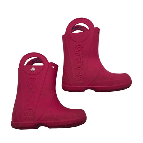 Tyttöjen Crocs - Kumisaappaat, koko 30 - Pinkki ()