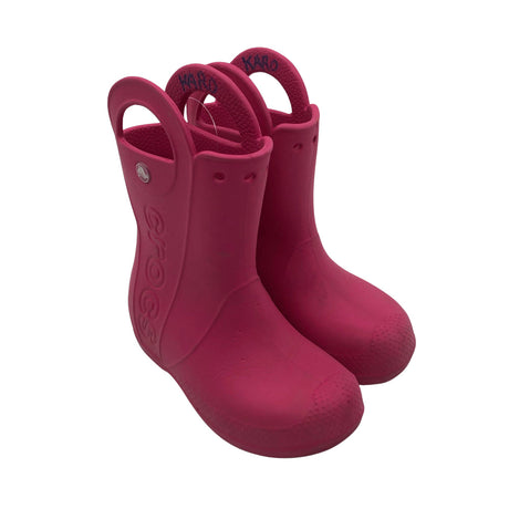 Tyttöjen Crocs - Kumisaappaat, koko 30 - Pinkki (2)