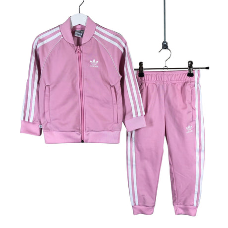 Tyttöjen Adidas - Verryttelytakki, koko 98 - 104 - Vaaleanpunainen ()