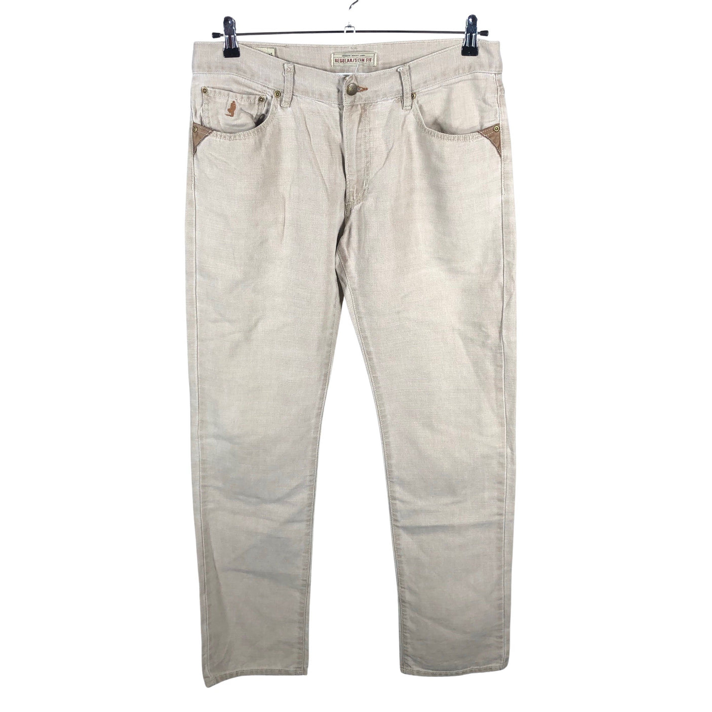 Naisten MCS - Farkut, koko 34 - Beige (1)