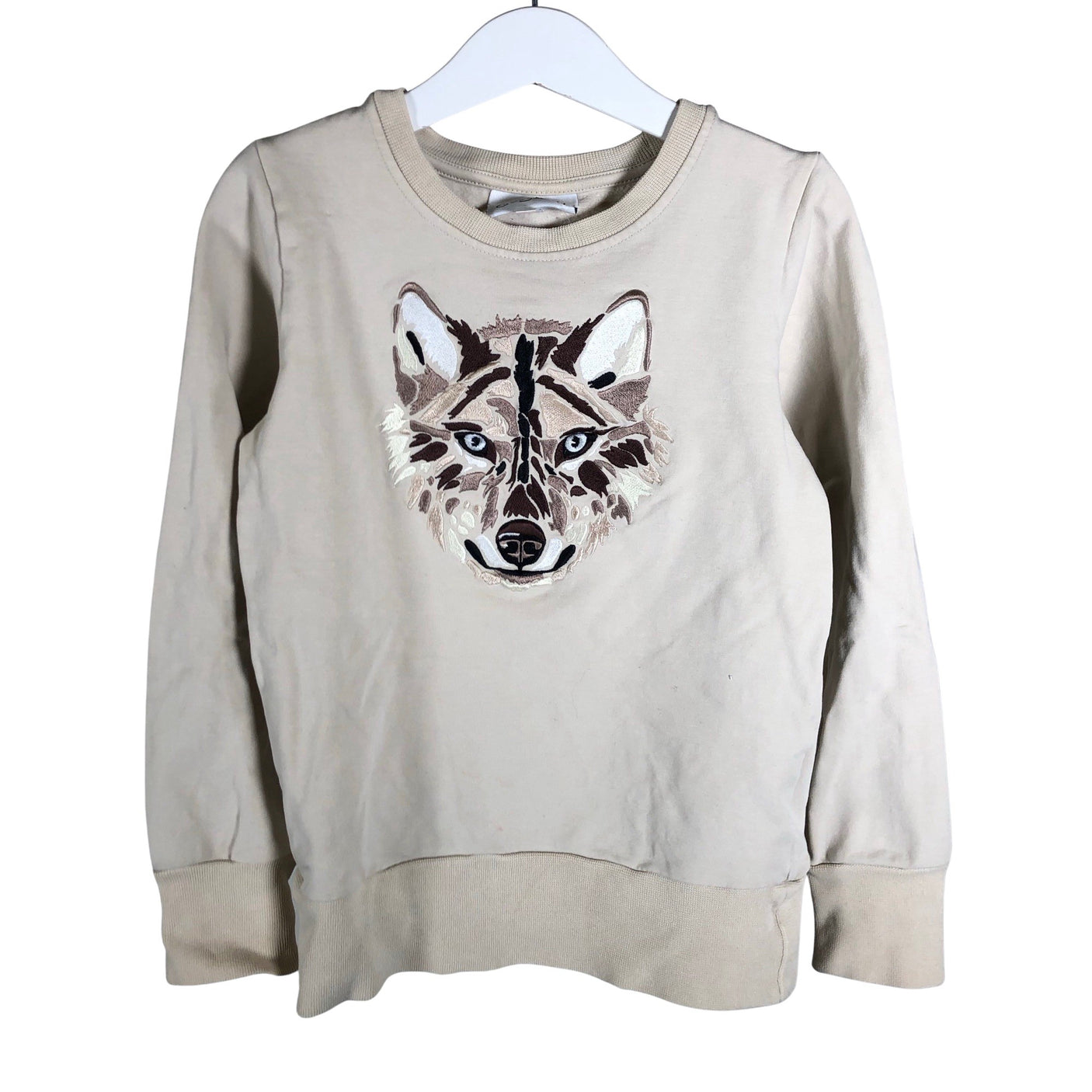 Unisex Gugguu - Collegepaita, koko 122 - 128 - Beige (1)