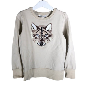 Unisex Gugguu - Collegepaita, koko 122 - 128 - Beige (1)