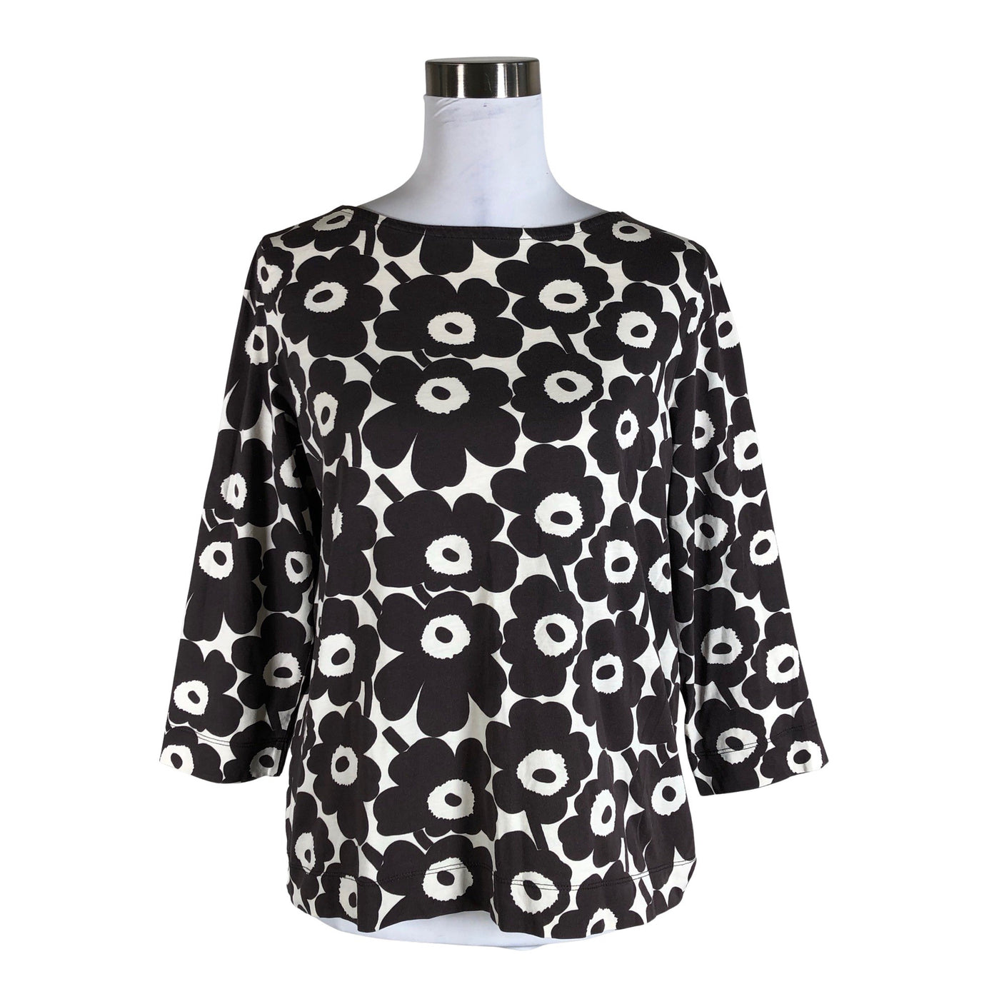 Naisten Marimekko - Trikoopaita, koko 40 - Ruskea (1)