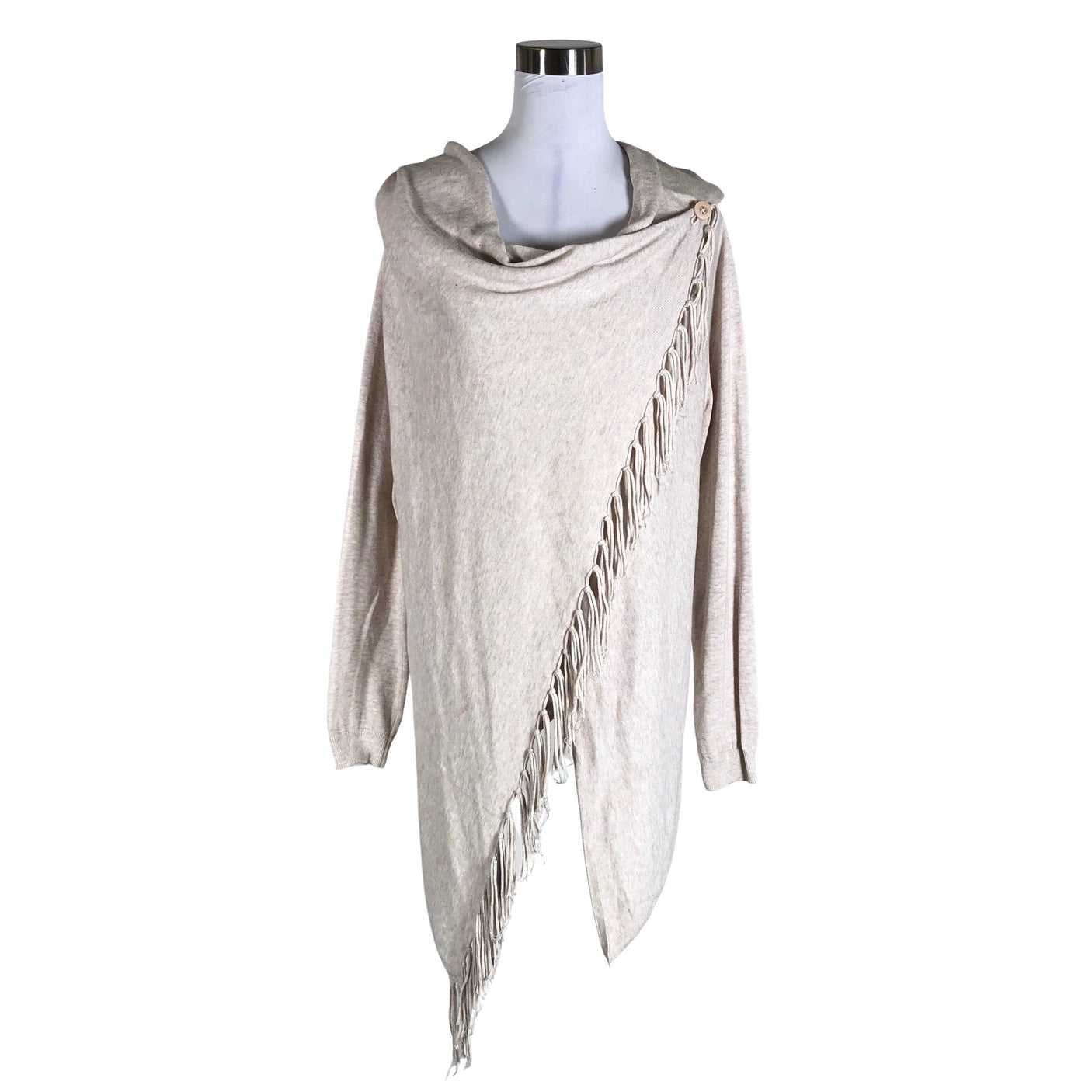 Naisten Repeat - Neuletakki, koko 40 - Beige (1)
