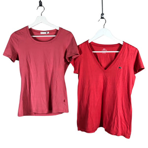 Naisten Lacoste - T-paita, koko 38 - Pinkki (1)
