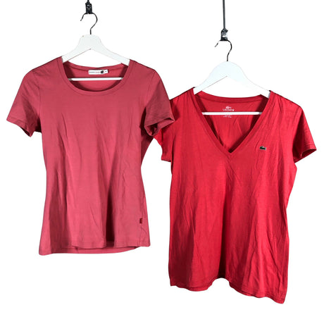 Naisten Lacoste - T-paita, koko 38 - Pinkki ()