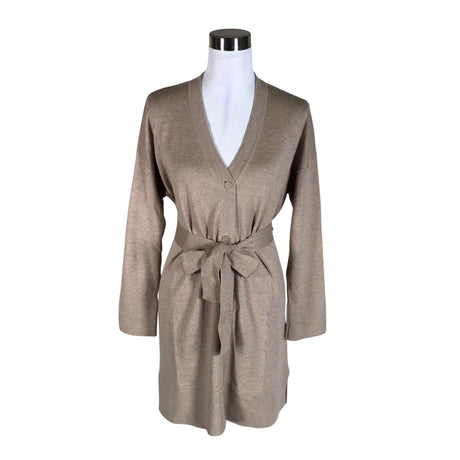 Naisten Essentials - Neuletakki, koko 38 - Beige ()