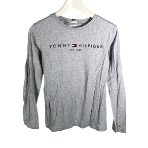 Unisex Tommy Hilfiger - Trikoopaita, koko 158 - 164 - Harmaa (1)