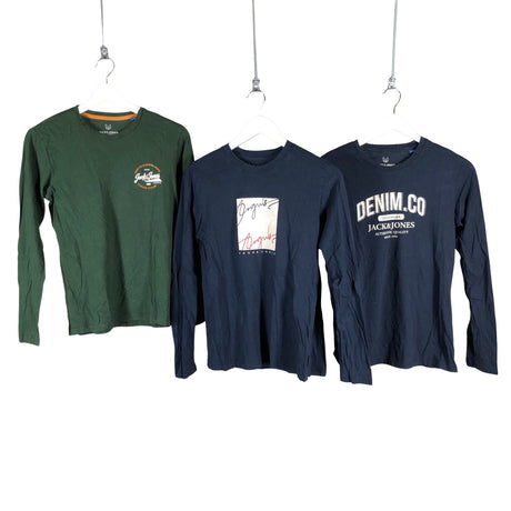 Poikien Jack & Jones - Trikoopaita, koko 158 - 164 - Sininen ()