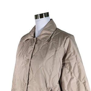 Naisten Makia - Kevyttoppatakki, koko 38 - Beige (3)