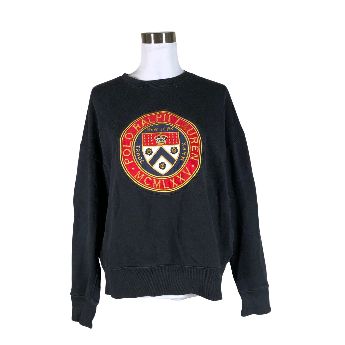 Naisten Polo Ralph Lauren - Collegepaita, koko 38 - Musta (1)
