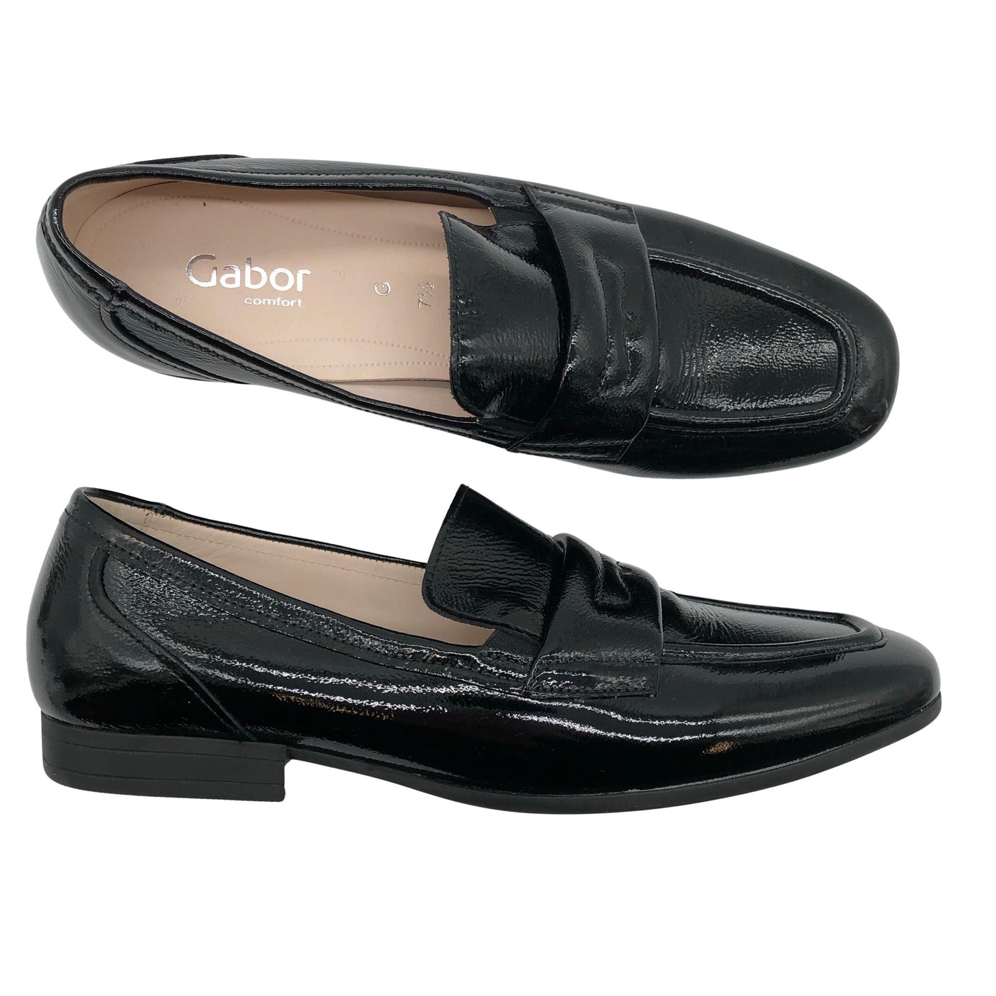 Naisten Gabor - Loaferit, koko 40 - Musta (1)