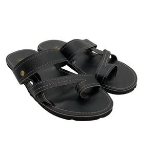 Unisex Handmade - Sandaalit, koko 43 - Musta (2)