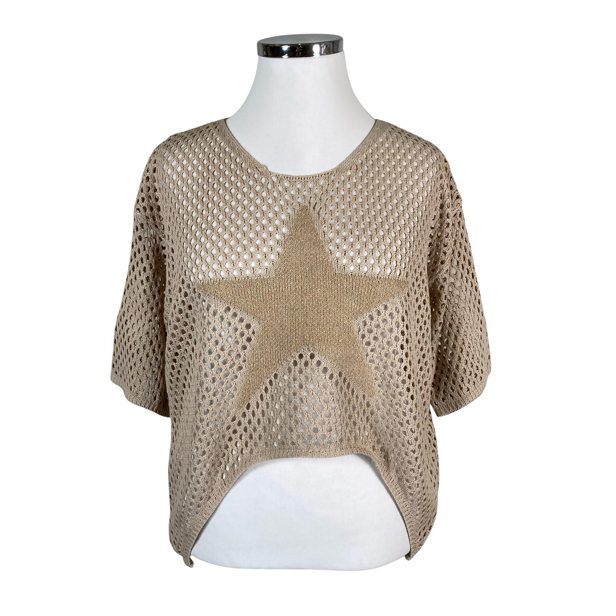 Naisten Handmade - Neulepaita, koko 42 - Beige (1)