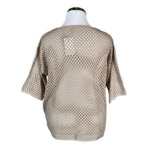 Naisten Handmade - Neulepaita, koko 42 - Beige (2)