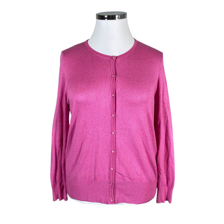 Naisten Marks&Spencer - Neuletakki, koko 42 - Pinkki ()
