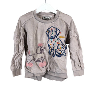 Unisex Molo Kids - Collegepaita, koko 98 - 104 - Vaaleanpunainen (1)