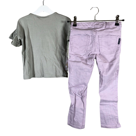Tyttöjen Molo Kids - T-paita, koko 104 - 110 - Vihreä (2)
