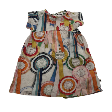 Tyttöjen Molo Kids - Trikoomekko, koko 74 - 80 - Beige ()