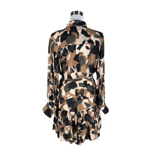 Naisten Hugo Boss - Sifonkimekko, koko 40 - Ruskea (2)
