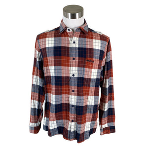Miesten Musto - Flanellipaita, koko XL - Ruskea (1)