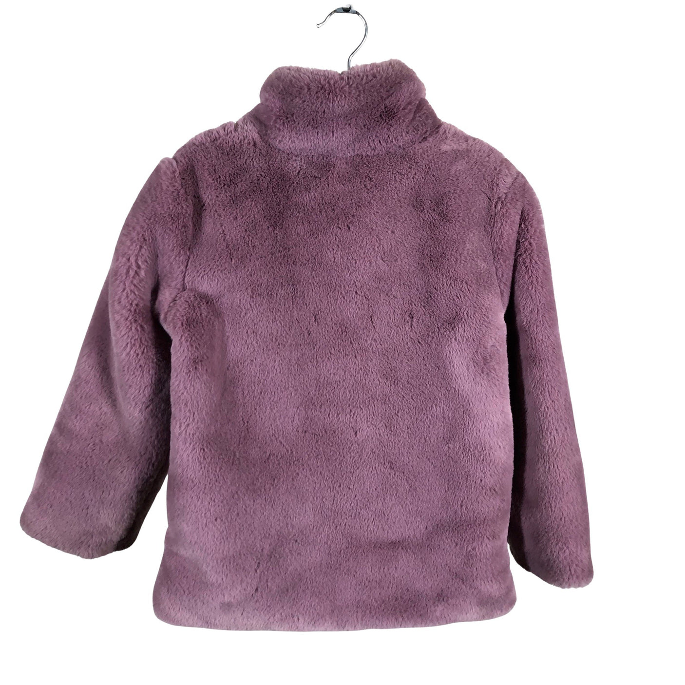 Tyttöjen Name It - Tekoturkistakki, koko 110 - 116 - Violetti (2)