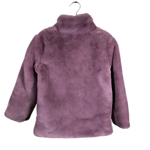 Tyttöjen Name It - Tekoturkistakki, koko 110 - 116 - Violetti (2)