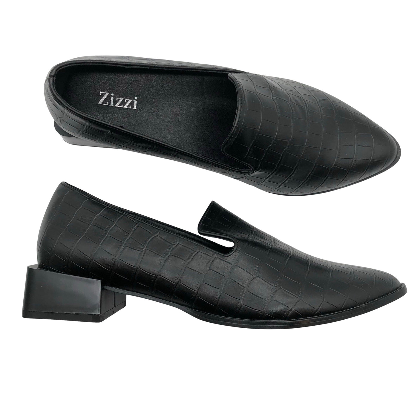 Naisten Zizzi - Loaferit, koko 39 - Musta (1)