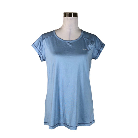 Naisten Columbia - Urheilupaita, lyhyet hihat, koko 40 - Vaaleansininen ()