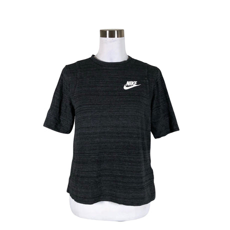Naisten Nike - Urheilupaita, lyhyet hihat, koko 36 - Musta ()