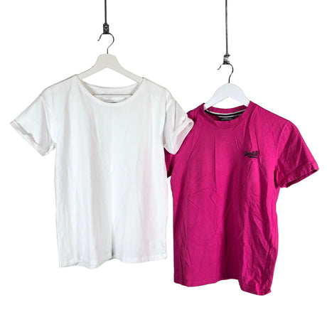 Naisten Superdry - T-paita, koko 36 - Pinkki ()