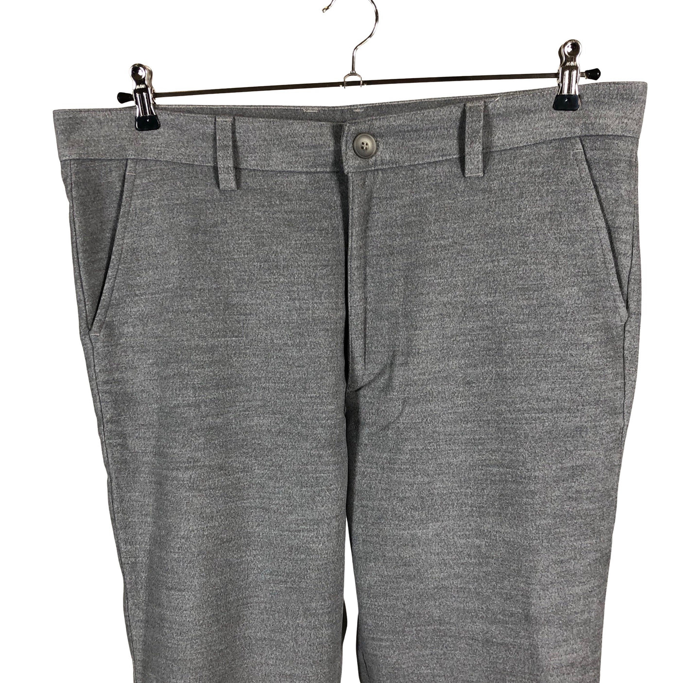 Miesten Knowledge Cotton Apparel - Kangashousut, koko W34 - Harmaa (2)