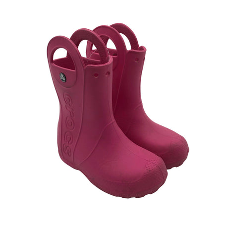 Tyttöjen Crocs - Kumisaappaat, koko 30 - Pinkki (2)