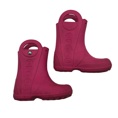 Tyttöjen Crocs - Kumisaappaat, koko 30 - Pinkki ()