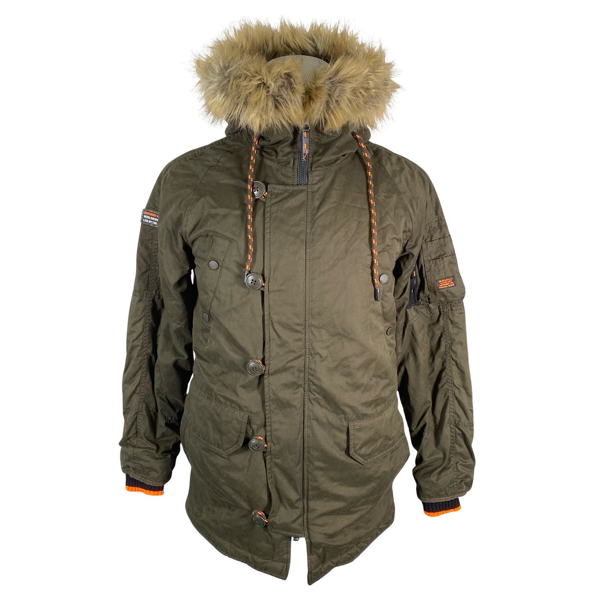 Miesten Superdry - Toppatakki, koko S - Ruskea (1)