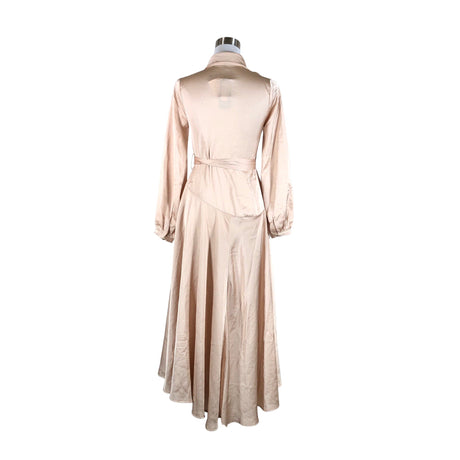 Naisten Nasty Gal - Sifonkimekko, koko 34 - Beige (2)