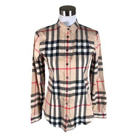 Naisten Burberry Brit - Kauluspaita, koko 36 - Ruskea ()