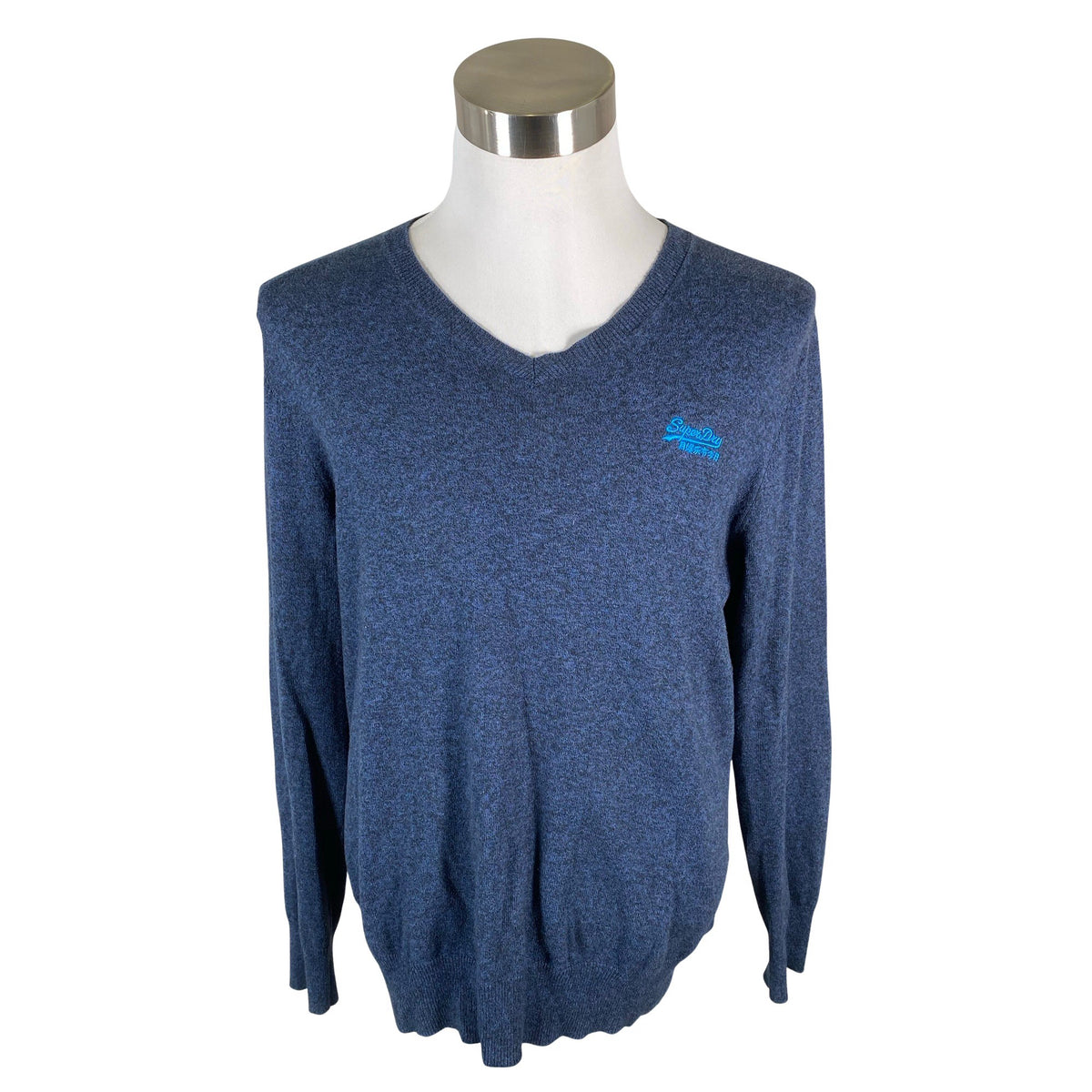 Miesten Superdry - Neulepaita, koko XL - Sininen (1)
