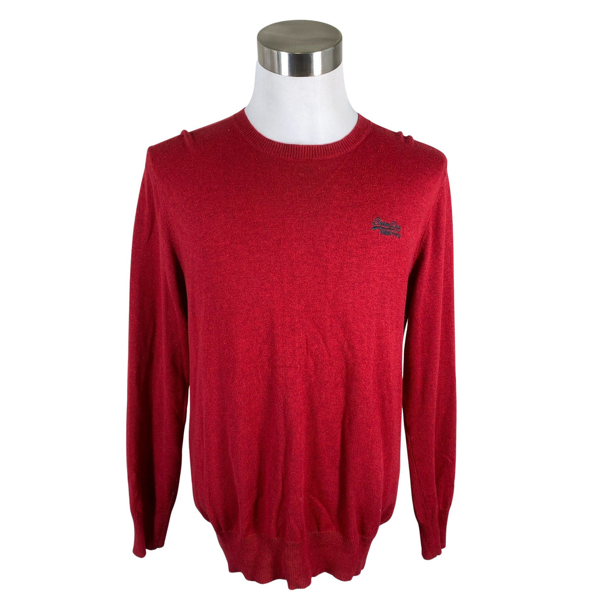 Miesten Superdry - Neulepaita, koko XL - Viininpunainen (1)