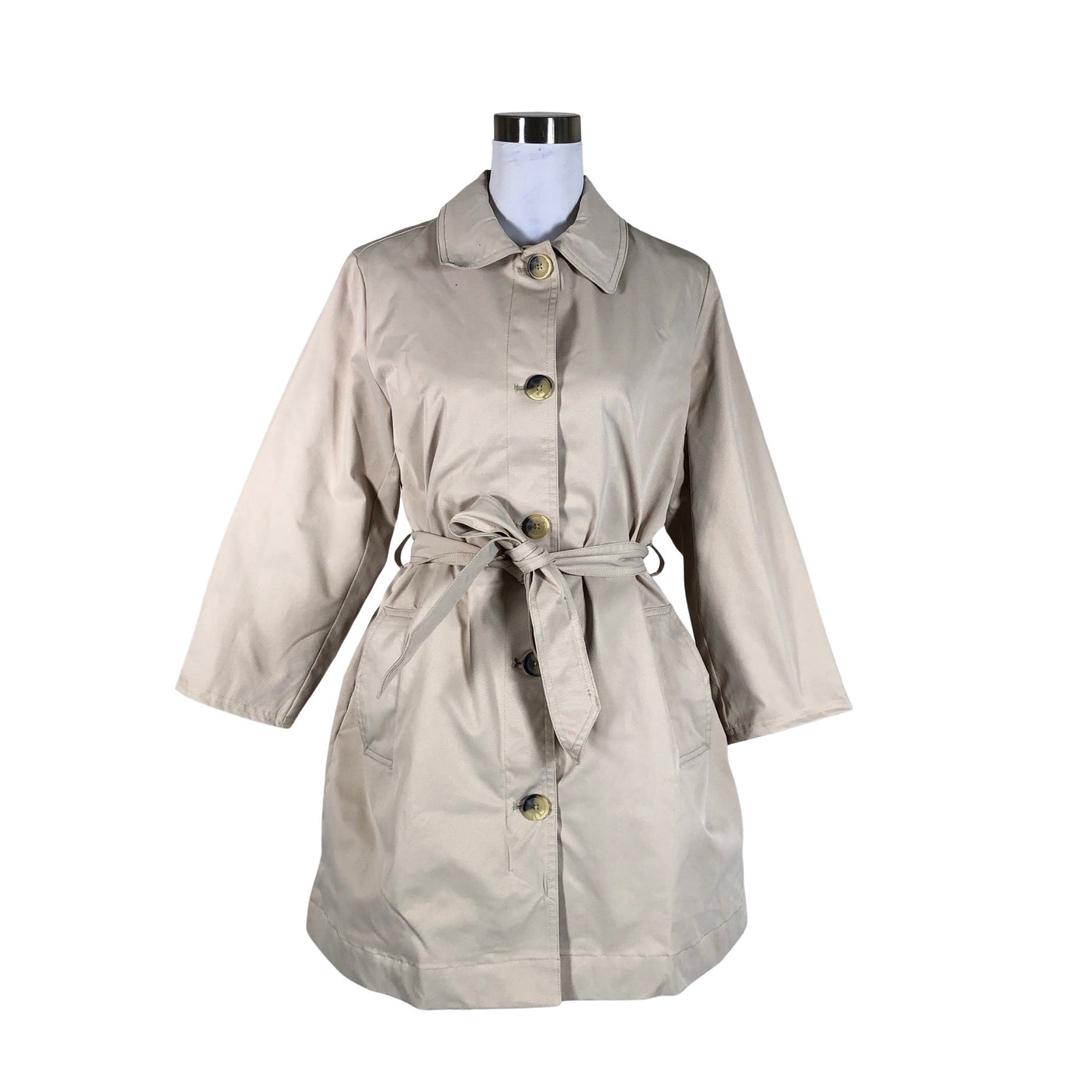 Naisten Fransa - Trenssitakki, koko 36 - Beige (1)