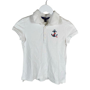 Tyttöjen Polo Ralph Lauren - Pikeepaita, koko 158 - 164 - Valkoinen (1)